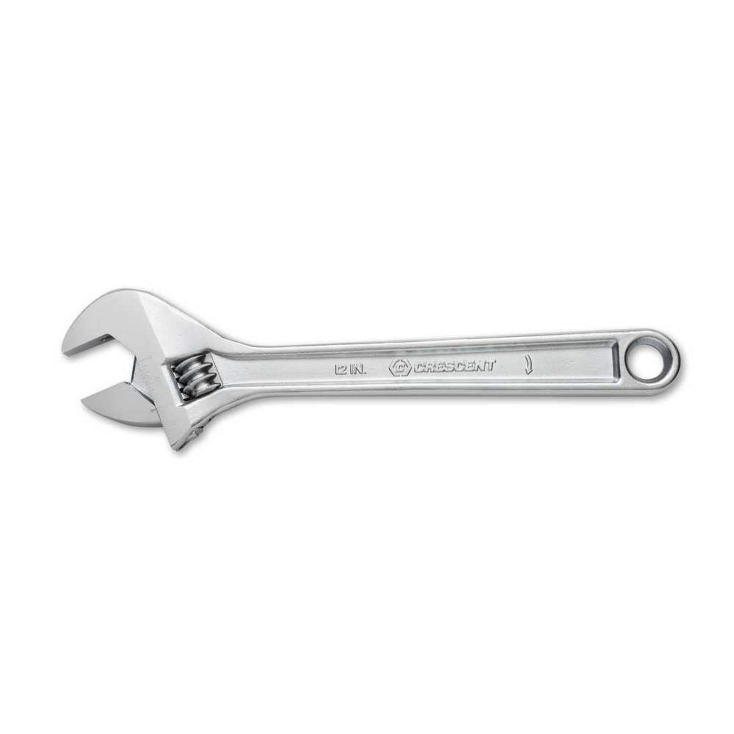 Crescent 12" Adjustable Wrench - Boxed - Mechanical & Plumbing Wrenches - With Larger Knurl & Hex Jaw