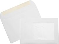 LUXPAPER Full-Face 6 x 9 Window Envelopes