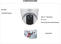 4MP Outdoor IR Fixed Turret Camera Waterproof with Built-in Microphone Edge Storage 120dB WDR PoE Smart IR 256GB Micro SD