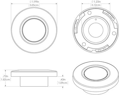 LUMITEC Orbit Flush Mount LED Down Light