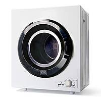 BLACK+DECKER Compact Portable Dryer (Front-Load, Stainless Steel Drum)