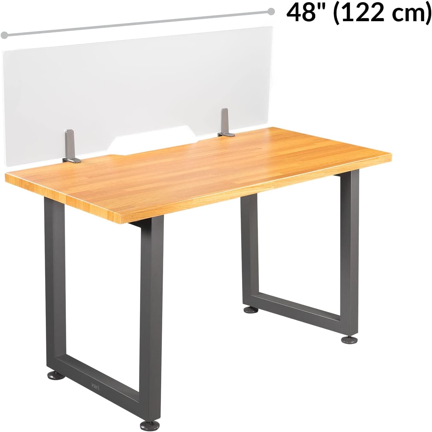 VARIDESK Acrylic Frosted Privacy Panel - Clamp-On Tool-Free