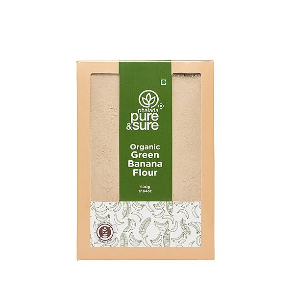 PURE&SURE - ORGANIC GREEN BANANA FLOUR 500GM