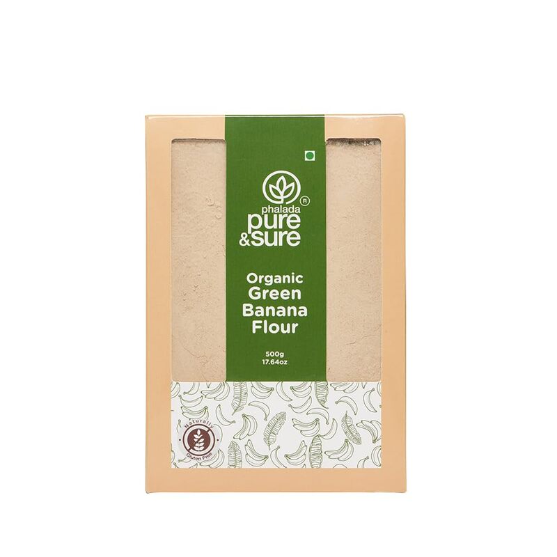 PURE&SURE - ORGANIC GREEN BANANA FLOUR 500GM
