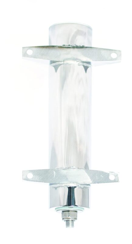 Tigress Swivel Side Mount Rod Holder, 9" Length and Stainless Steel with Vinyl Insert for Rod Protection