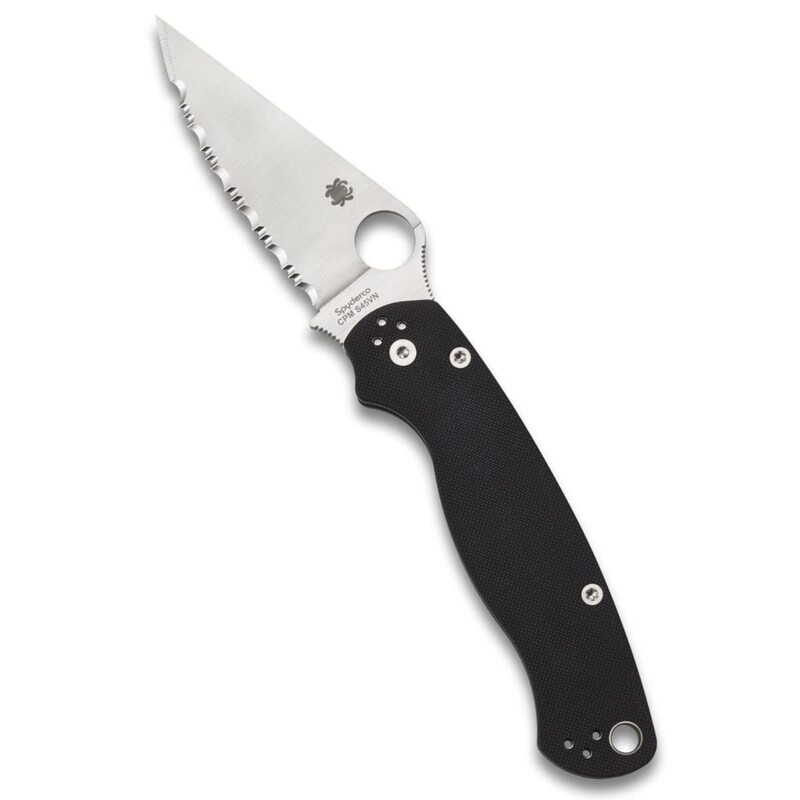 Spyderco Para Military 2 Folding Knife with G-10 Handle