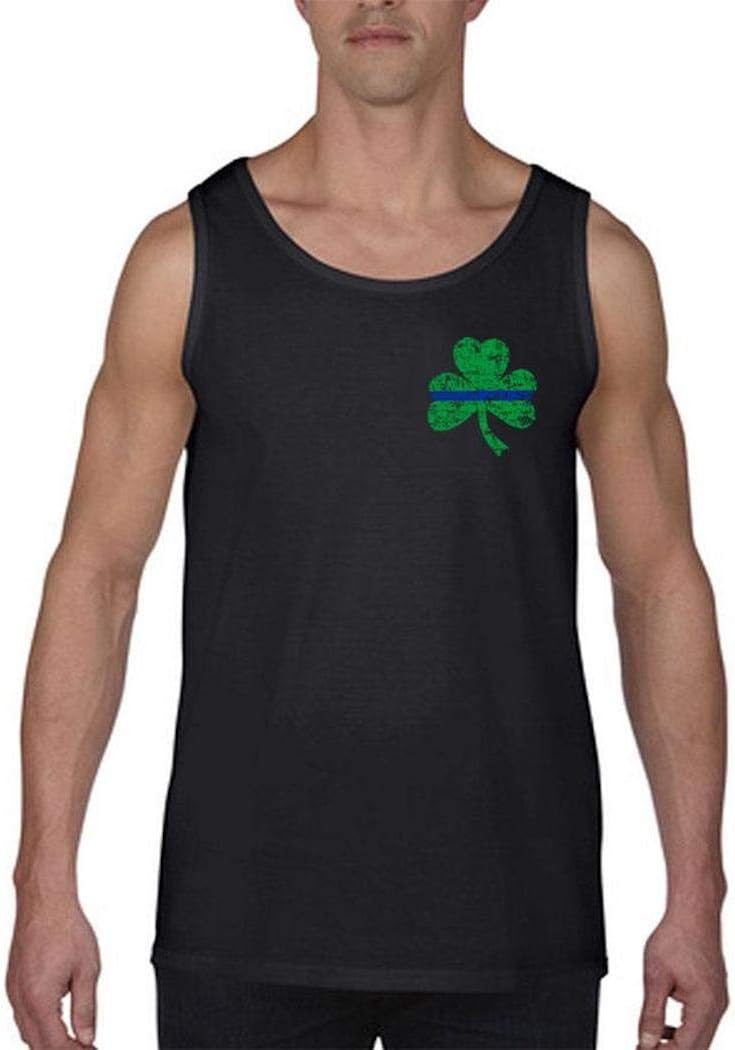 THIN BLUE LINE USA Men's St. Patrick's Tank Top - Shamrock