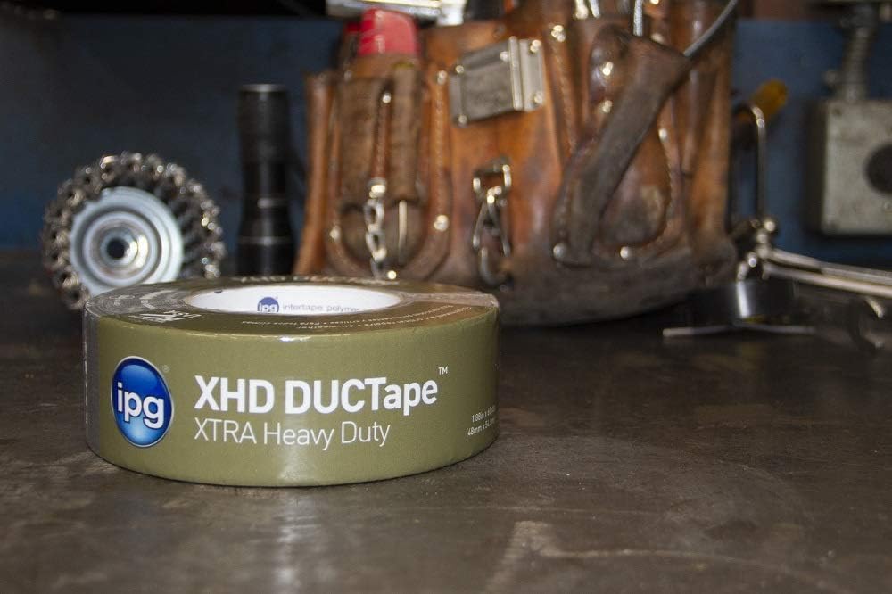 IPG XHD DUCTape, Extra Heavy Duty Duct Tape, 2.83" x 60 yd, Silver (Single Roll) 2.83" x 60 yd Extra Heavy Duty Single Roll