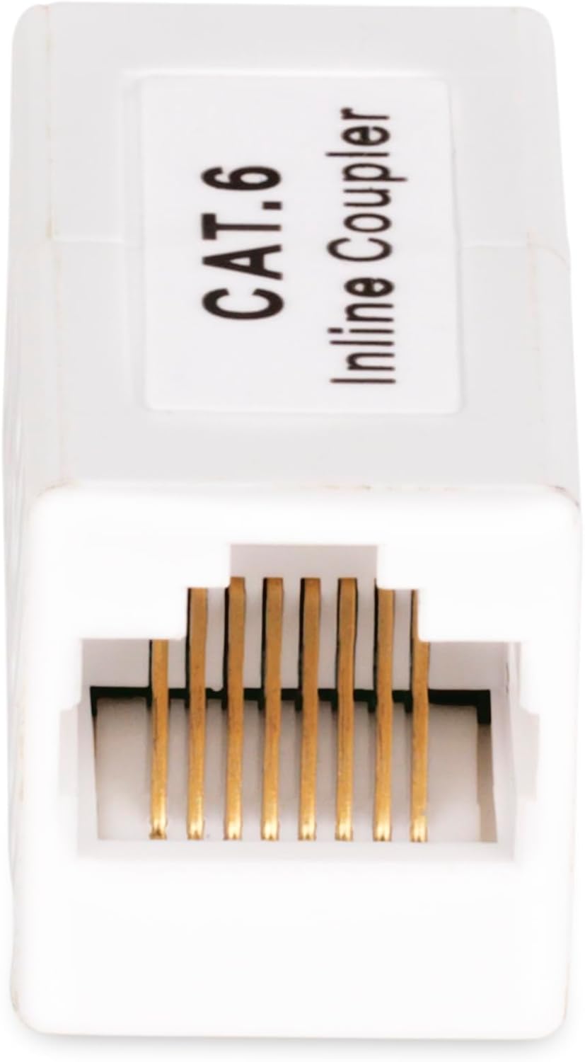 StarTech.com RJ45 Inline Cat6 Coupler, Female-to-Female (T568) Unshielded Ethernet Extension