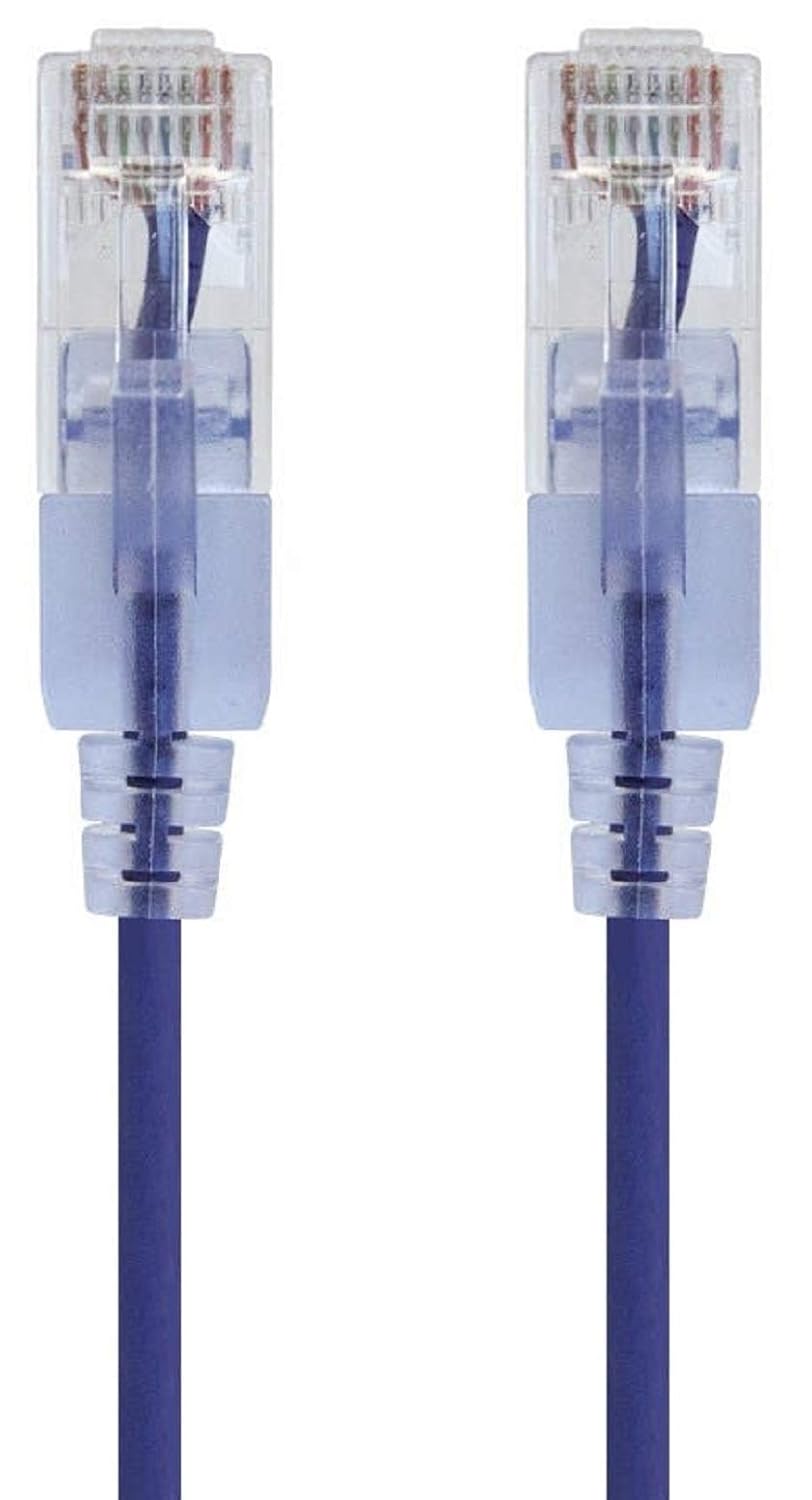 Monoprice SlimRun Cat6A Ethernet Patch Cable - 30AWG UTP Snagless RJ45 10G
