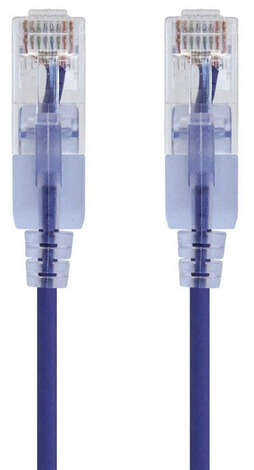 Monoprice SlimRun Cat6A Ethernet Patch Cable - 30AWG UTP Snagless RJ45 10G