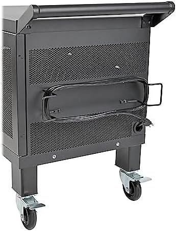 Tripp Lite Charging Station Cart Conversion Kit withHandle, Casters & Power Cord Manager for 16-Device AC & USB Charging