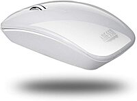Adesso iMouse M300 Bluetooth Wireless Optical Mouse, Glossy White, AEOIMOUSEM300W