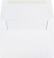 JAM PAPER 4Bar A1 Invitation Envelopes - 3 5/8 x 5 1/8 - White - 25/Pack