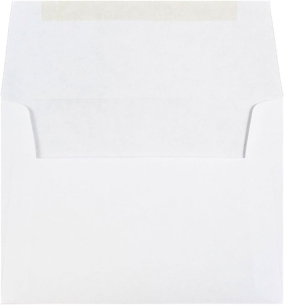 JAM PAPER 4Bar A1 Invitation Envelopes - 3 5/8 x 5 1/8 - White - 25/Pack