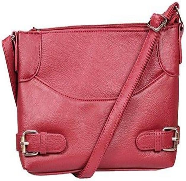 NCSTAR Faux Leather Crossbody CCW Bag with Universal Holster