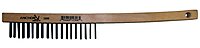 Anchor Brand 388 Hand Scratch Brushes, 3 x 19 Rows, Carbon Steel Bristles