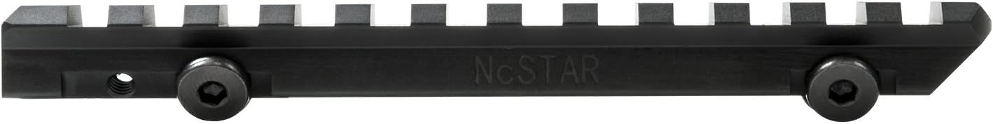 NcSTAR Ruger Mini 14 Picatinny Rail Mount-Black-GEN 2, Model:MRUBV2, 1.63"D x 0.84"W x 2.03"H