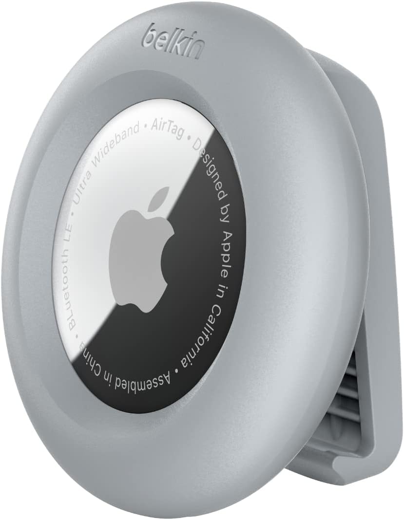Belkin Apple AirTag Secure Holder with Clip