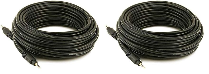 Monoprice Premium 3.5mm Stereo Male to Male Audio Cable, 22AWG, Gold Plated