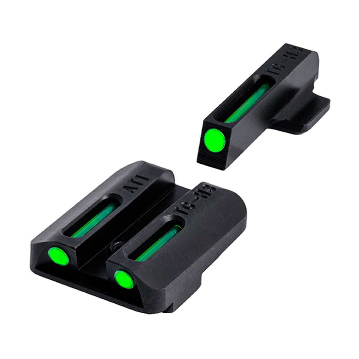 TRUGLO TFO Tritium & Fiber-Optic Handgun Sight, Snag-Resistant
