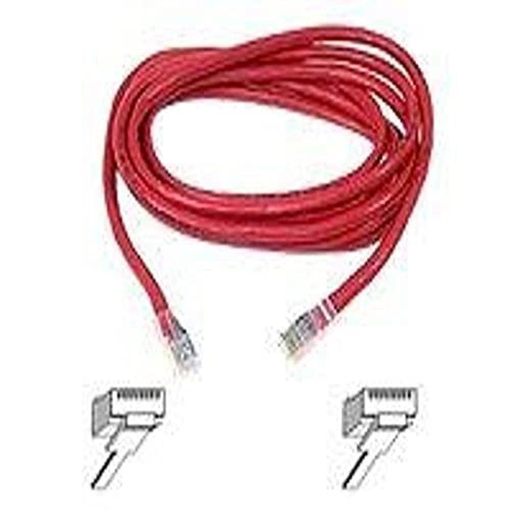 Belkin 7ft 10/100BT RJ45M/RJ45M CAT5E Patch Cable (Red)