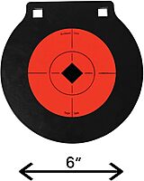 Birchwood Casey World of Targets AR500 Steel Double Hole Gong Target 3/8 inch