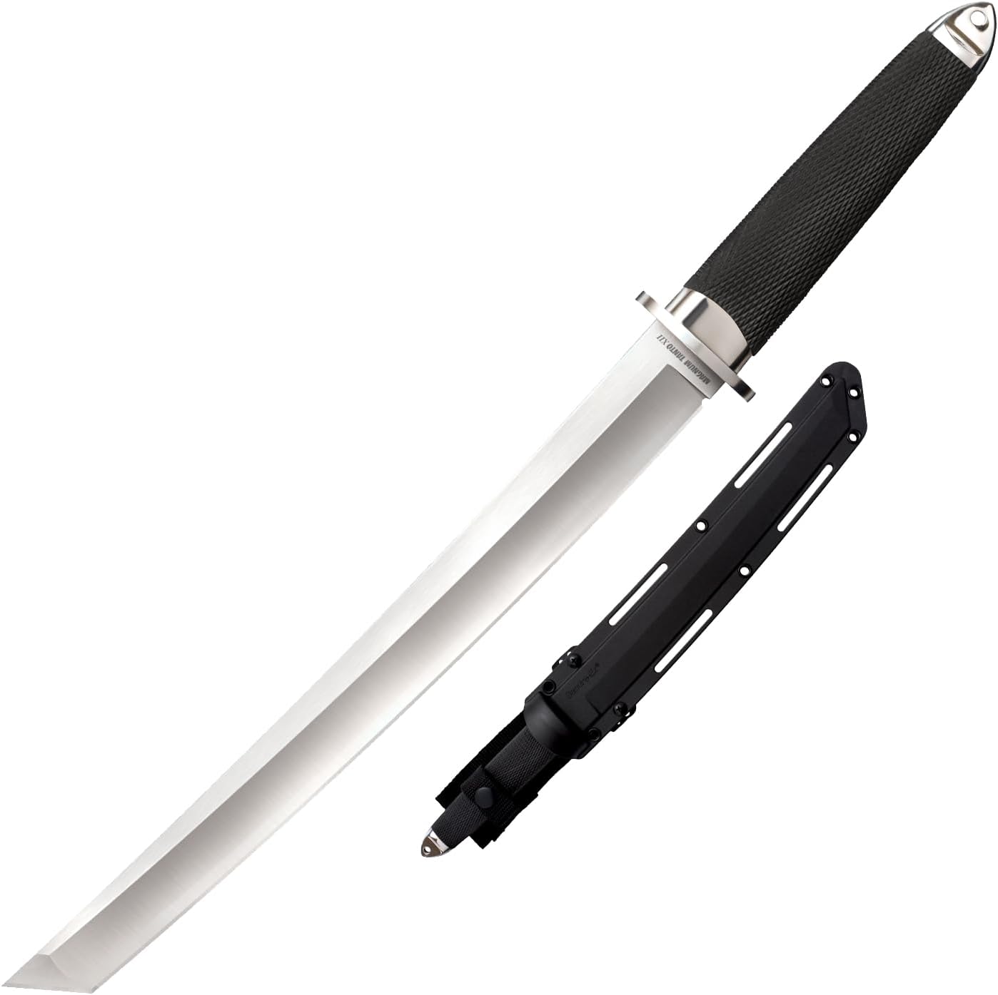 Cold Steel Magnum Tanto VG-10 San Mai Razor-Sharp Blade Kray-Ex Handle Military Tactical Fixed Blade Knife withSecure-Ex