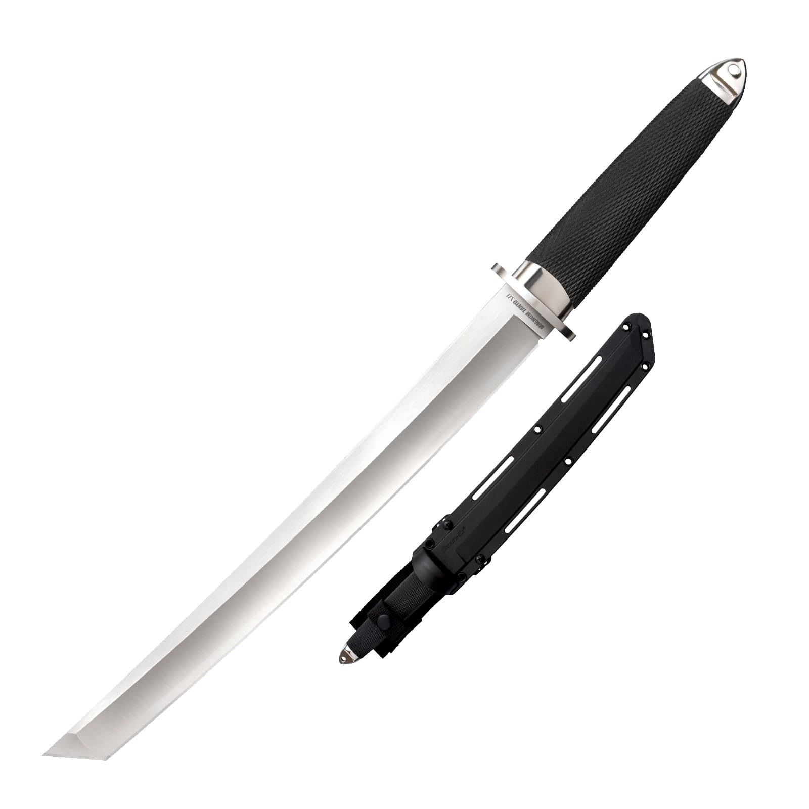 Cold Steel Magnum Tanto VG-10 San Mai Razor-Sharp Blade Kray-Ex Handle Military Tactical Fixed Blade Knife withSecure-Ex