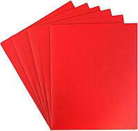 JAM Paper Heavy-Duty 2-Pocket Plastic Presentation Folders - Letter Size