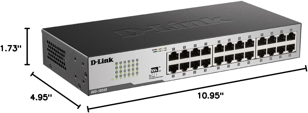 D-Link Gigabit Unmanaged Fanless Ethernet Switch