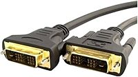 UNC Group - DVI cable - single link - DVI-D (M) to DVI-D (M) - 6 ft - thumbscrews - black