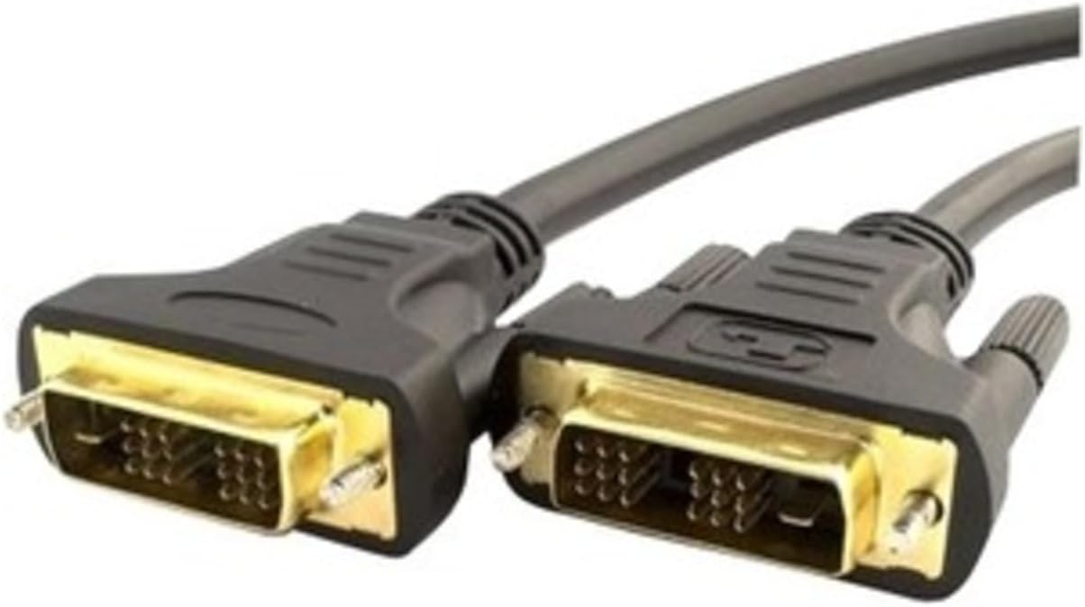 UNC Group - DVI cable - single link - DVI-D (M) to DVI-D (M) - 6 ft - thumbscrews - black