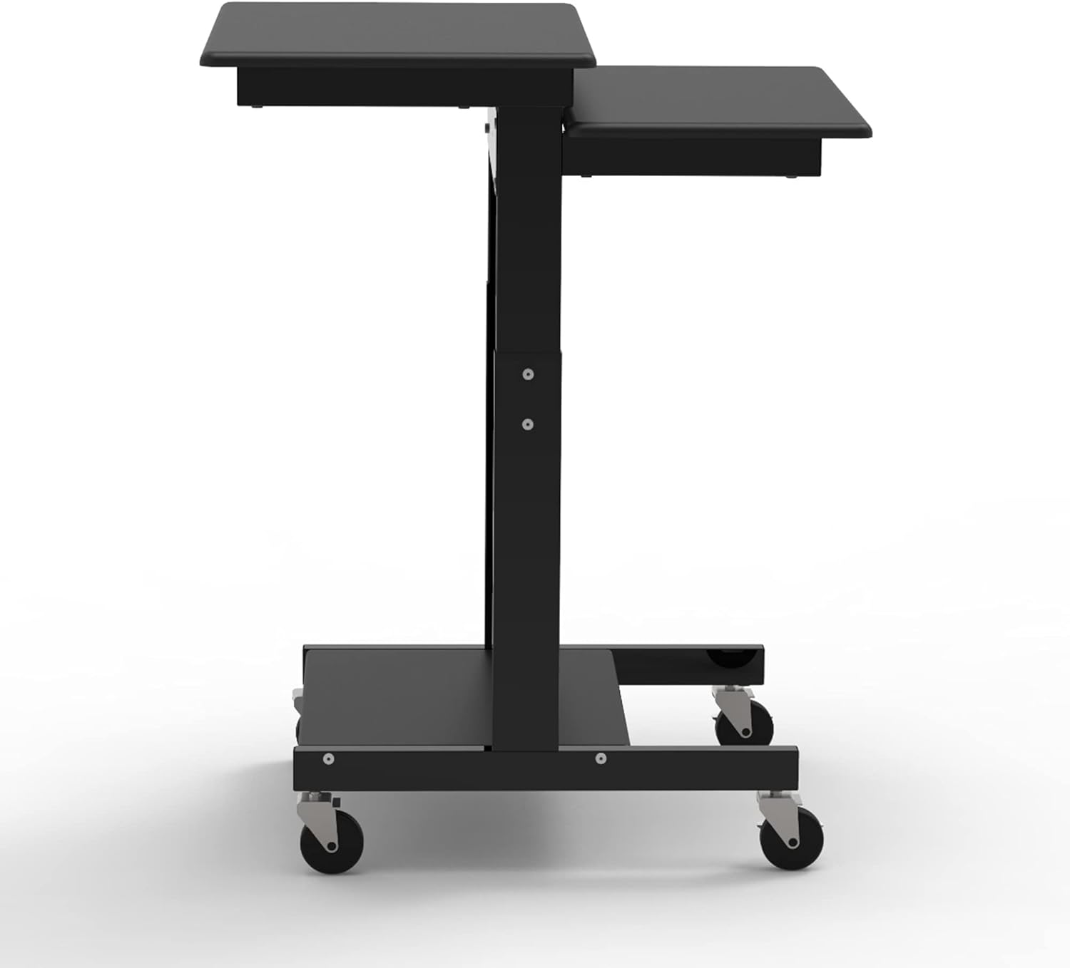 LUXOR PS3945 Adjustable-Height Presentation Workstation Black