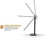 Bostitch Office Dimmable LED Desk Lamp with Adjustable Color Temperature, Black