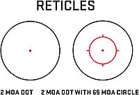 Sig Sauer ROMEO5XDR 1x20mm Red Dot Sight, Compact IPX-7 Waterproof Rifle Shooting Sight, 2 MOA/Circle Dot Dual Reticle