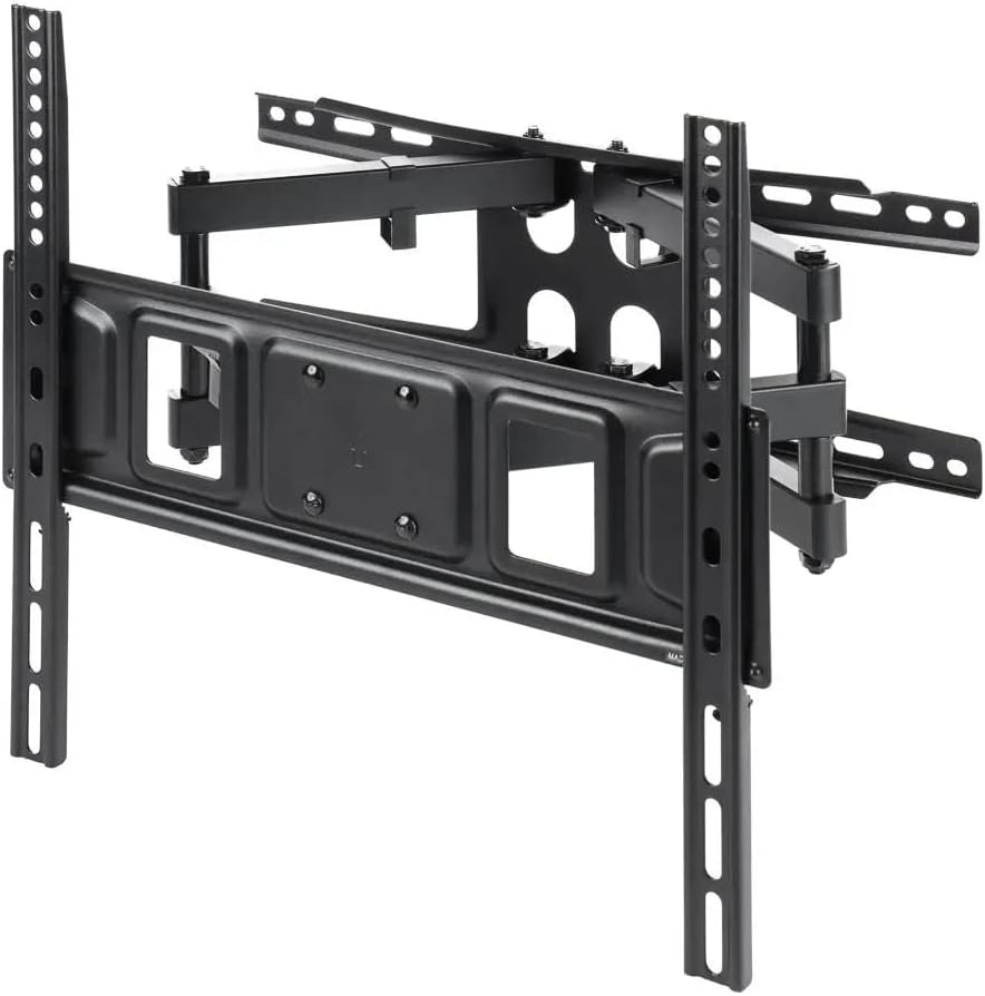 Monoprice Commercial Full Motion TV Wall Mount Bracket for 32" to 70" TVs up to 88lbs, Max VESA 400x400, Fits Curved Screens