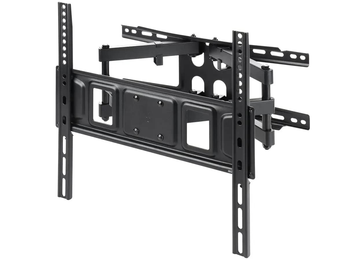 Monoprice Commercial Full Motion TV Wall Mount Bracket for 32" to 70" TVs up to 88lbs, Max VESA 400x400, Fits Curved Screens