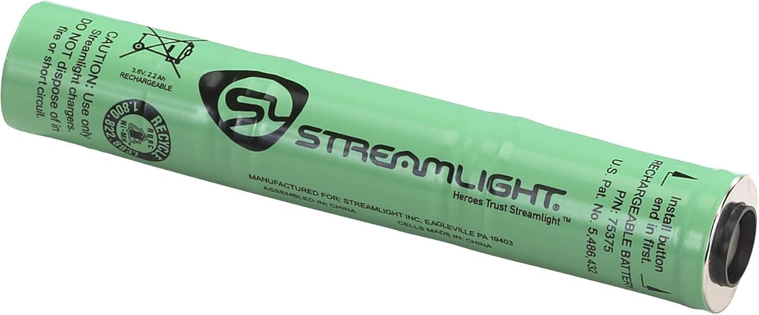Streamlight 75375 NiMH Battery - Stingers Except UltraStinger, PolyStinger LED HAZ-LO, Stinger Switchblade