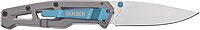 Gerber Gear Paralite Folding Pocket Knife, Lightweight Steel Construction with Pocket Clip, Plain Edge Blade, EDC Gear, Blue Modern