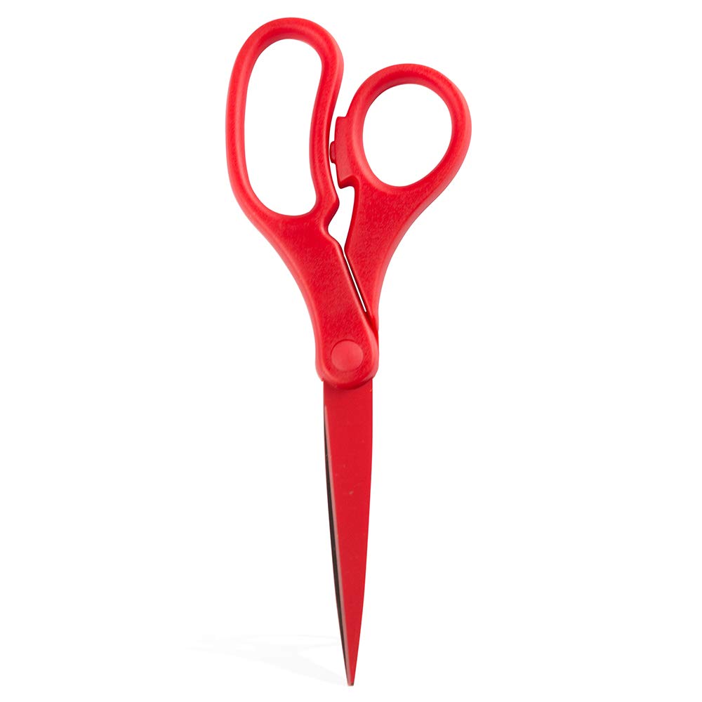 JAM PAPER Precision Scissors - 8 Inch Stainless Steel Blades