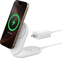 Belkin BoostCharge Magnetic Foldable Wireless Charging Stand 15W Qi2-Certified