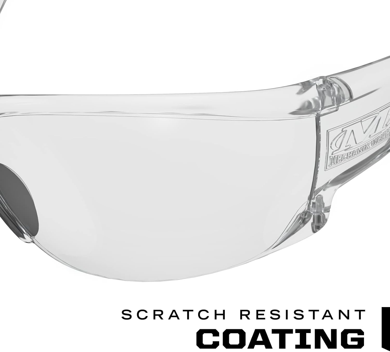 Mechanix Wear: Vision Type-N Safety Glasses with Advanced Anti Fog, Scratch Resistant, Rimless Lens, Protective Eyewear