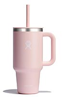 Hydro Flask Travel Tumbler with Handle, Lid and Straw - Insulated Stainless Steel