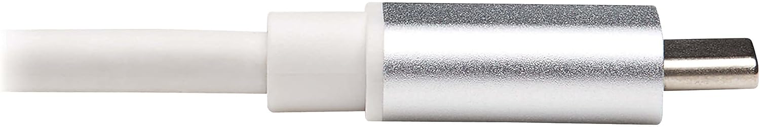 Tripp Lite USB C to 3.5mm Stero Audio Adapter for Microphone Headphones, Silver (U437-002)