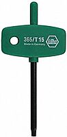 WIHA Torx Screwdriver Wing Handle, T8, 2.9" OAL
