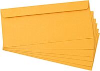 JAM PAPER Brown Kraft Manila Booklet Envelopes with Gummed Closure