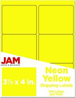 JAM PAPER Mailing Address Labels - Self-Adhesive Rectangular