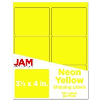 JAM PAPER Mailing Address Labels - Self-Adhesive Rectangular
