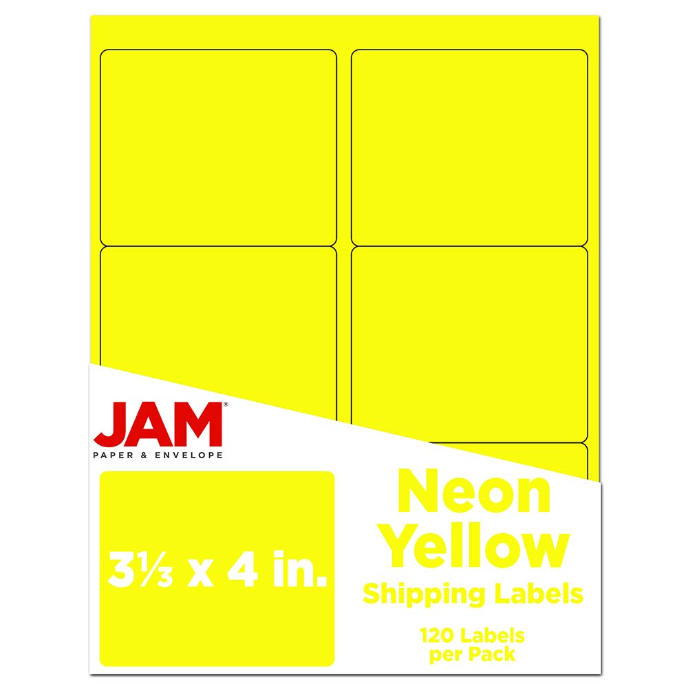 JAM PAPER Mailing Address Labels - Self-Adhesive Rectangular